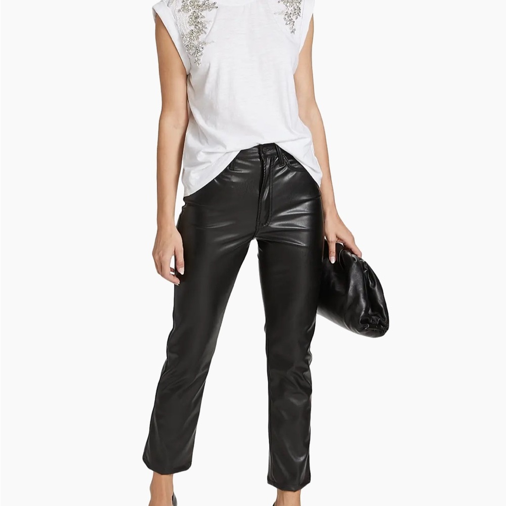 MOTHER Rider Leather Pant - Picture 2 of 7